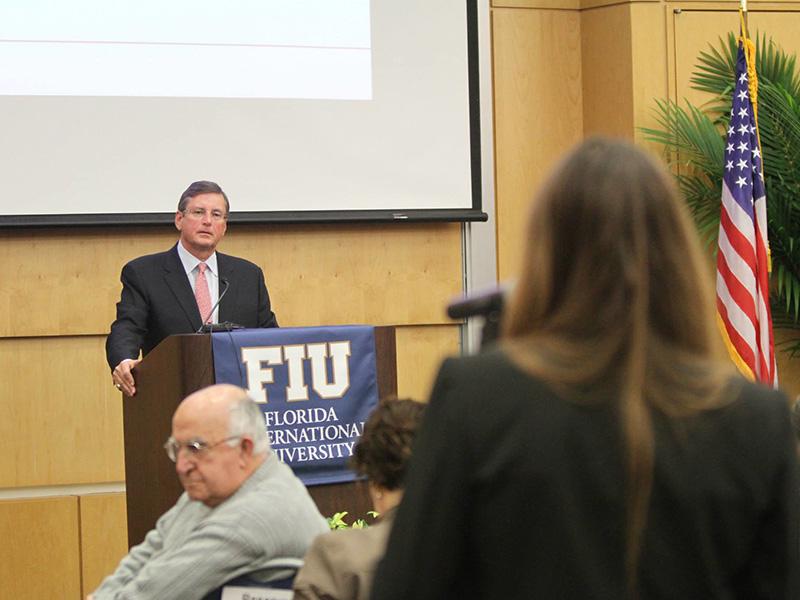 R. Kerry Clark presenting at The Leadership Lecture Series