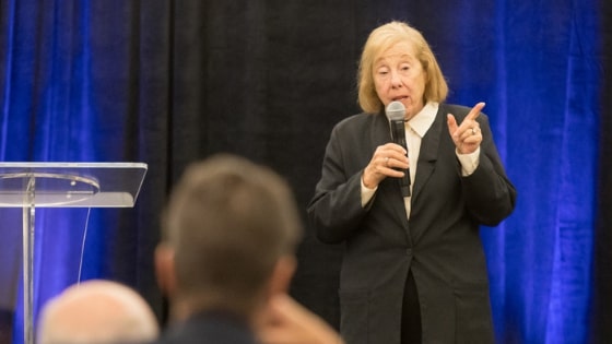 Rosabeth Moss Kanter speaking at The Leadership Lecture Series