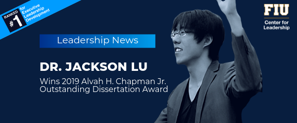 Dr Jackson lu wins award