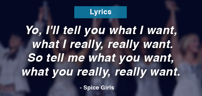 Spice Girl Lyrics